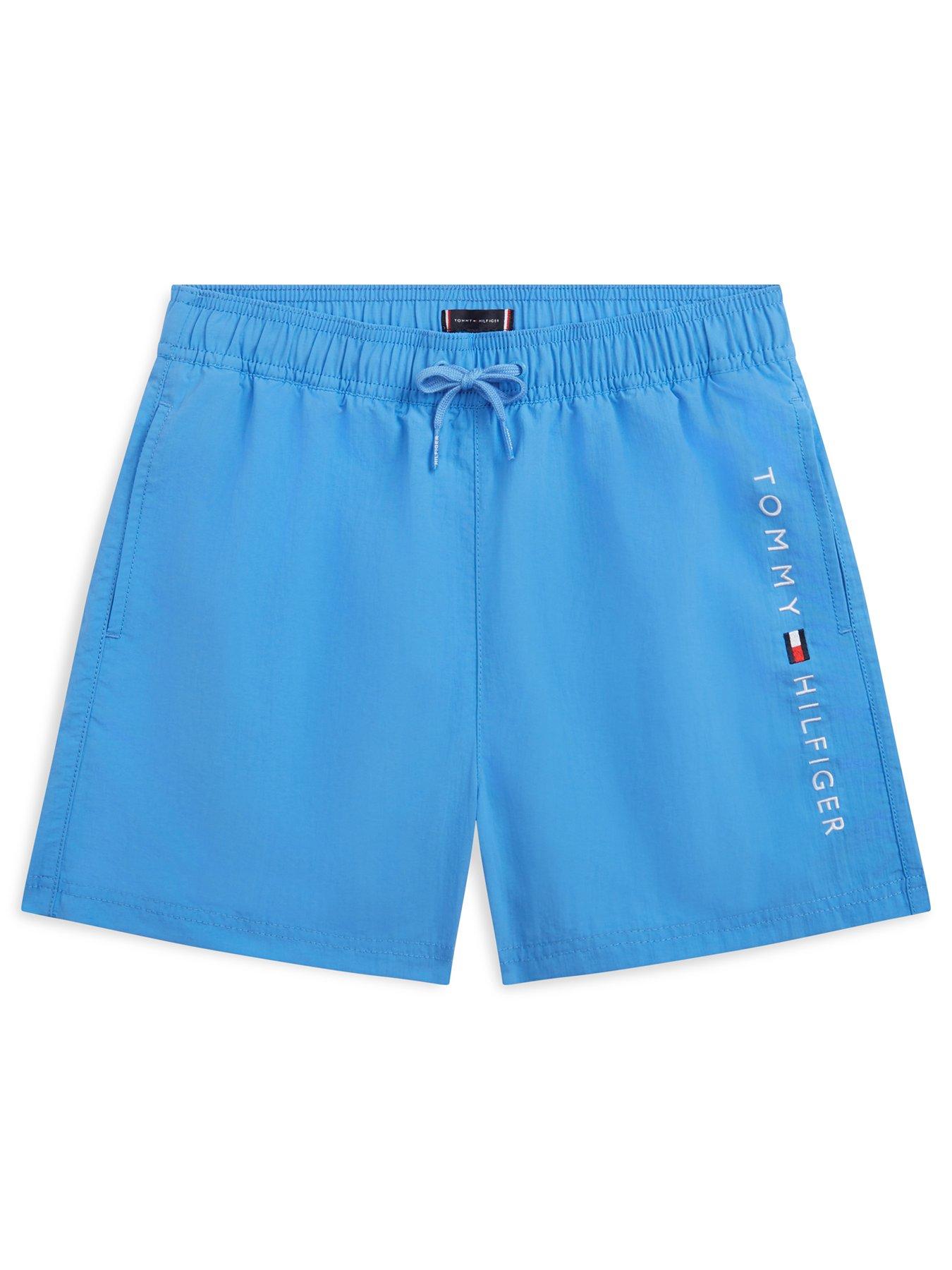 Tommy Hilfiger Boys Medium Drawstring Swimshort - Blue