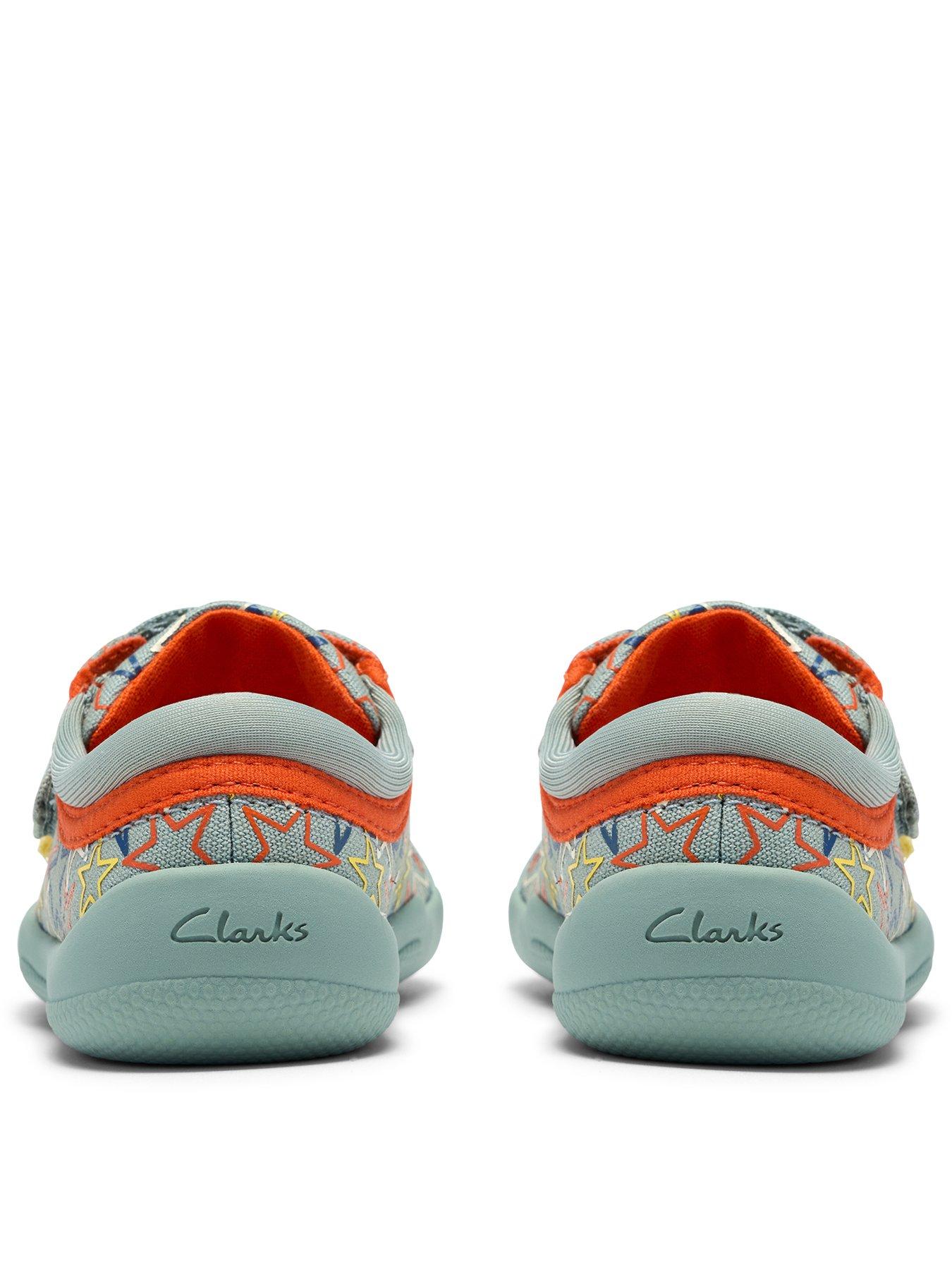 Image 3 of 6 of Clarks Toddler Briley Fly Shoe - Green
