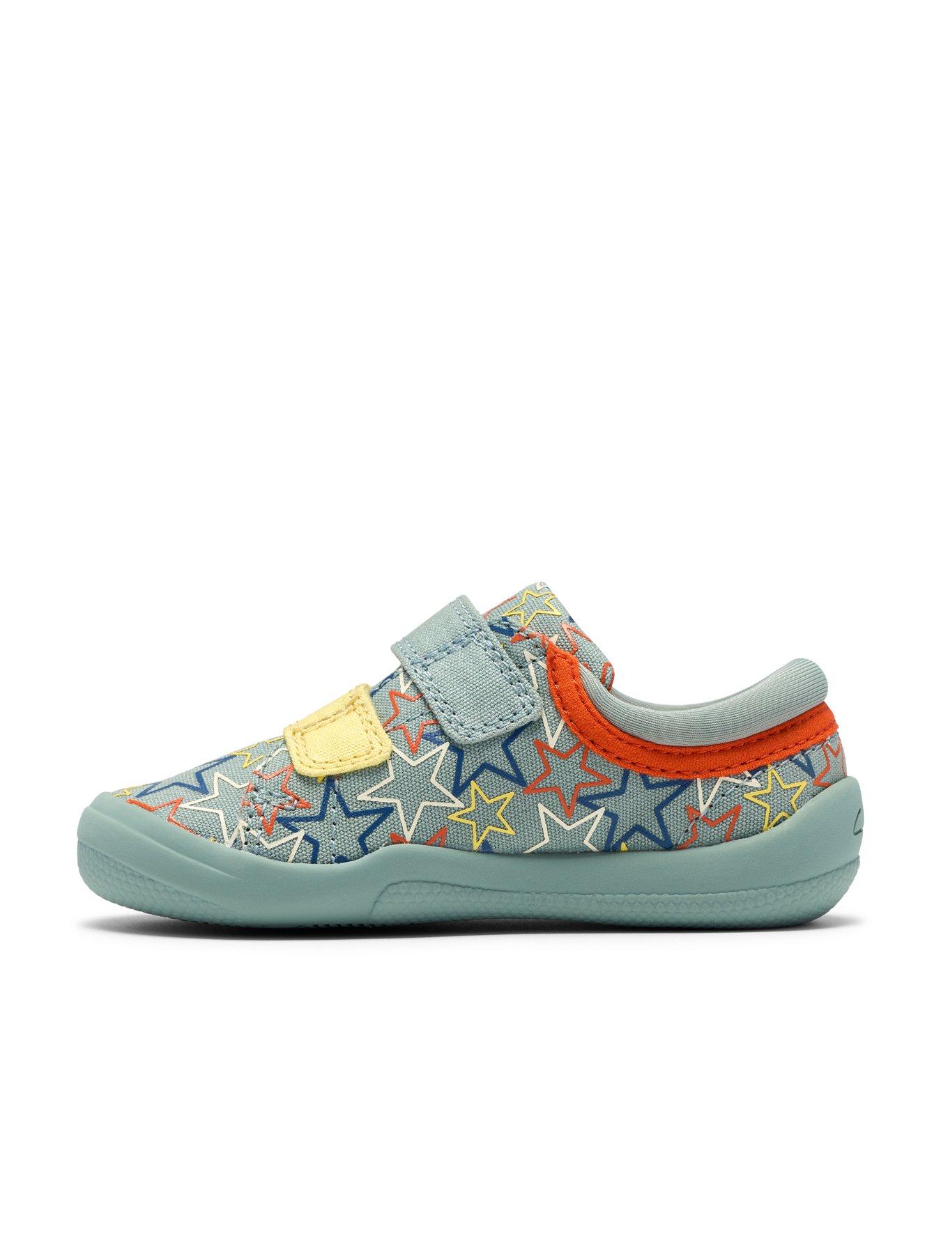 Image 6 of 6 of Clarks Toddler Briley Fly Shoe - Green
