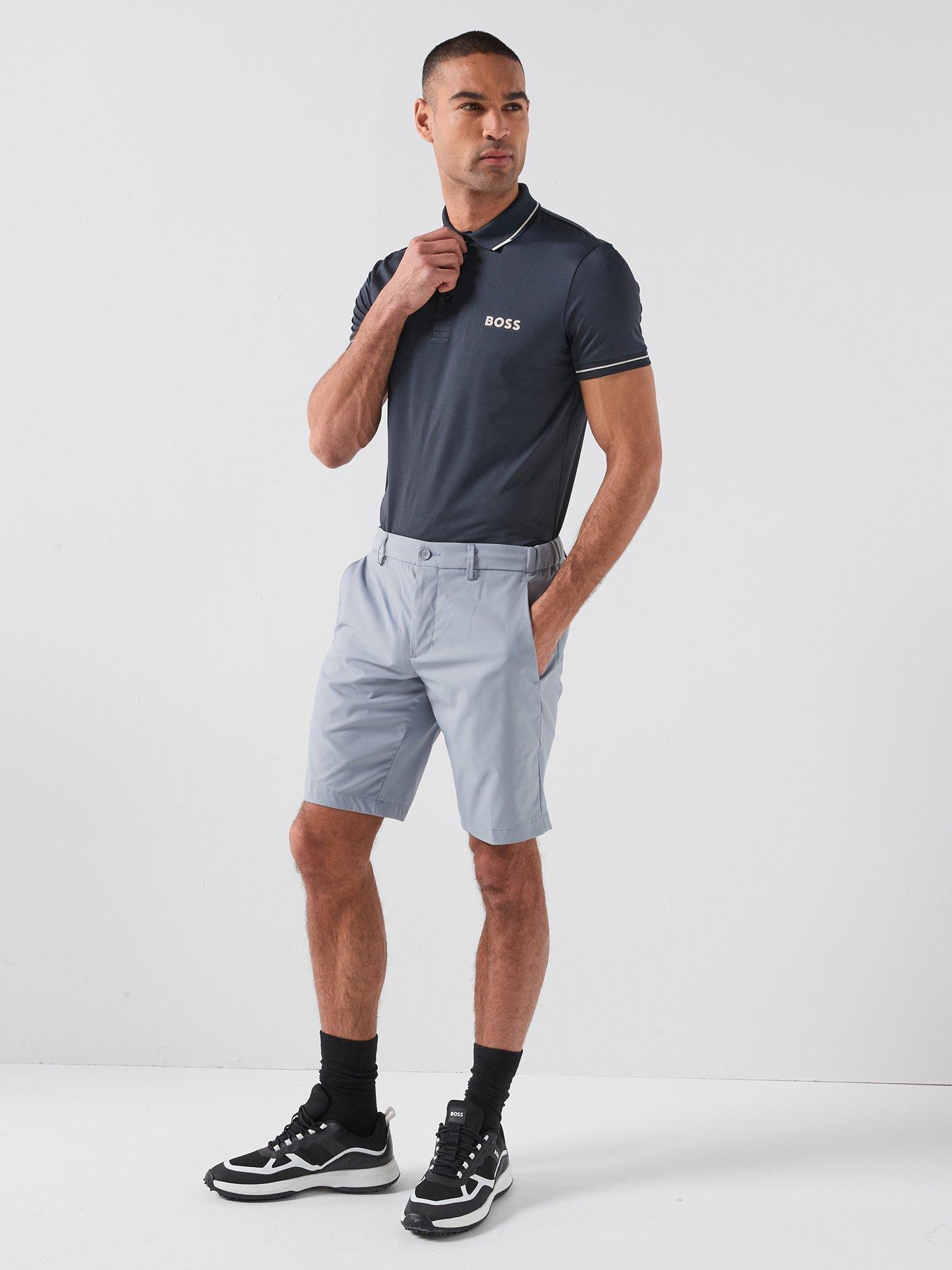 Image 3 of 6 of BOSS Mens Golf Paul Pro Polo - Blue