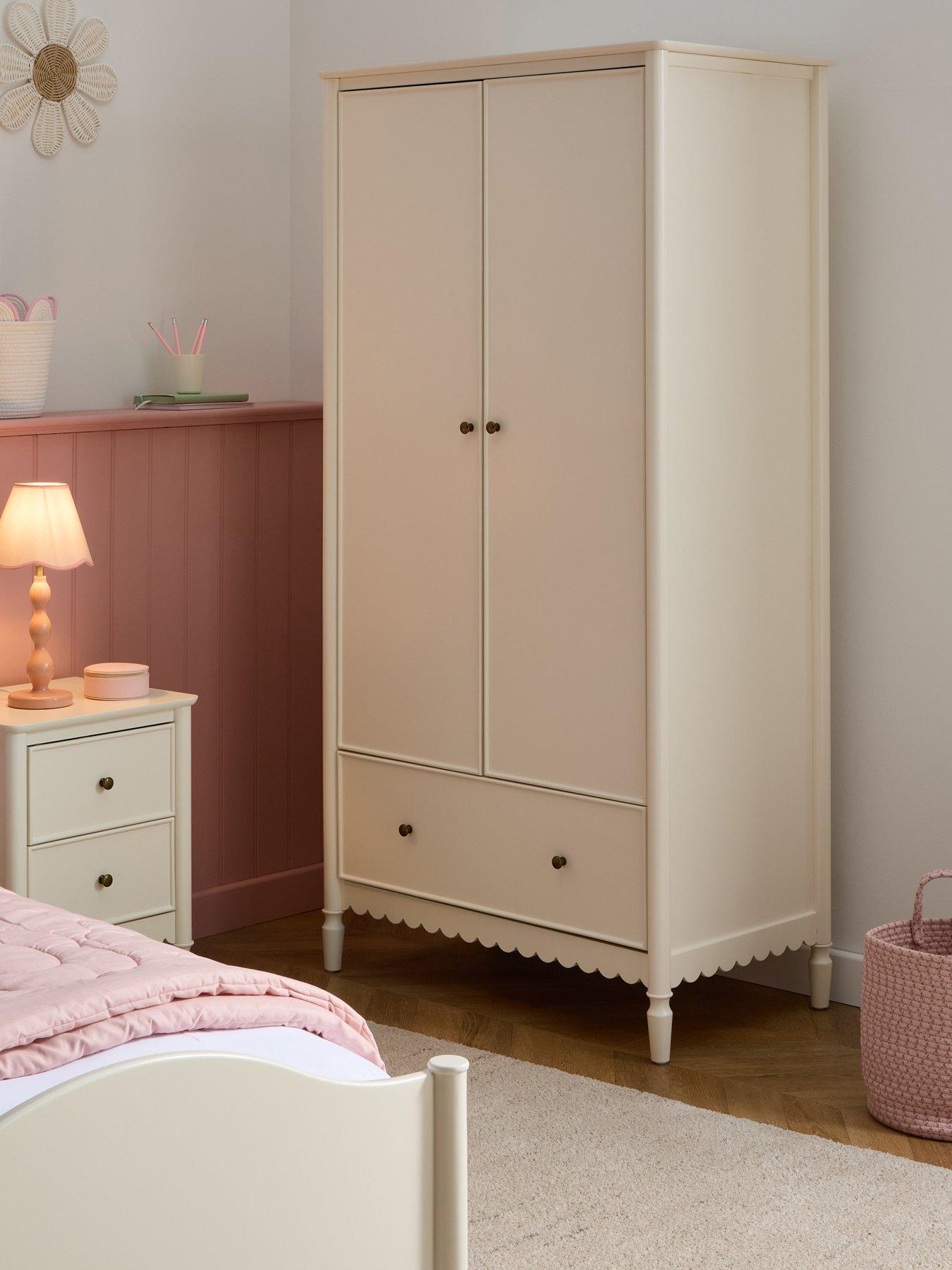 The Very Collection New Scallop 2 Door Wardrobe - White - FSC® Certified