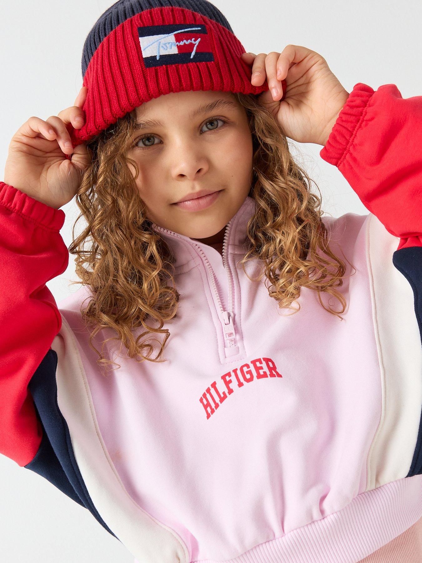 tommy-hilfiger-girls-varsity-half-zip-sweatshirt-multioutfit