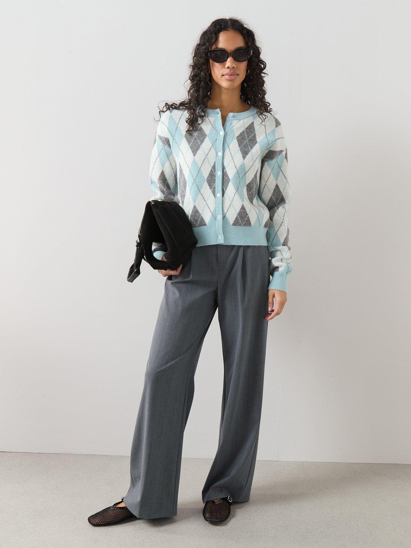 the-very-collection-crew-neck-argyle-long-sleeve-cardigan-multiback