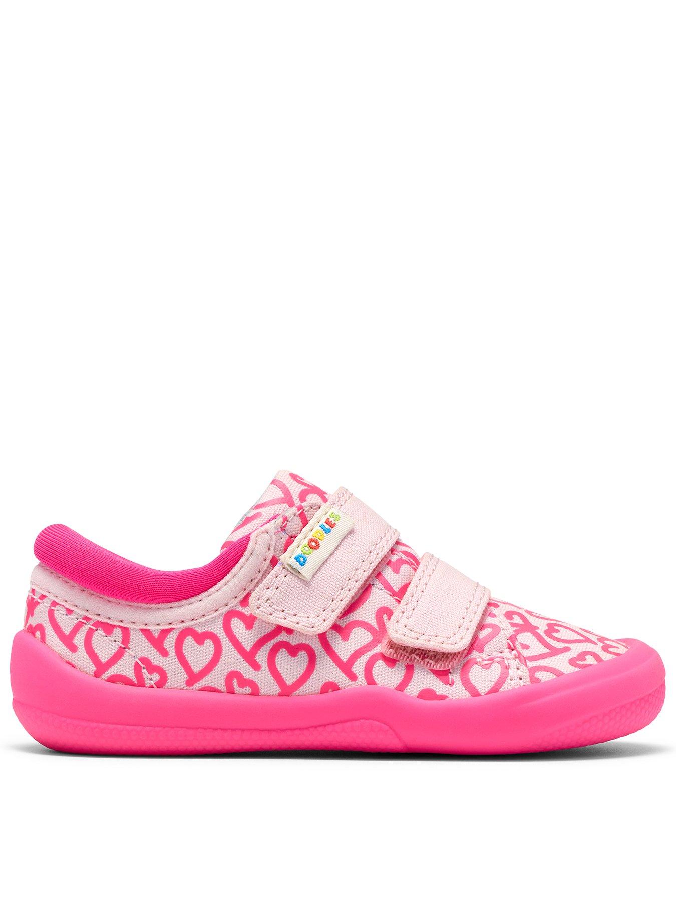 Image 1 of 6 of Clarks Toddler Briley Fly Shoe - Pink