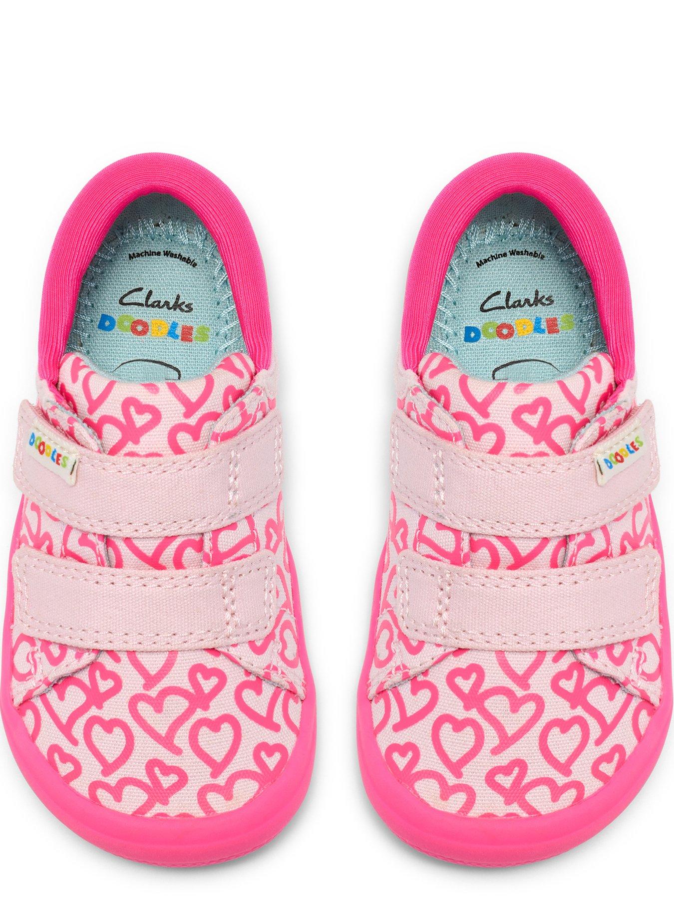 Image 4 of 6 of Clarks Toddler Briley Fly Shoe - Pink
