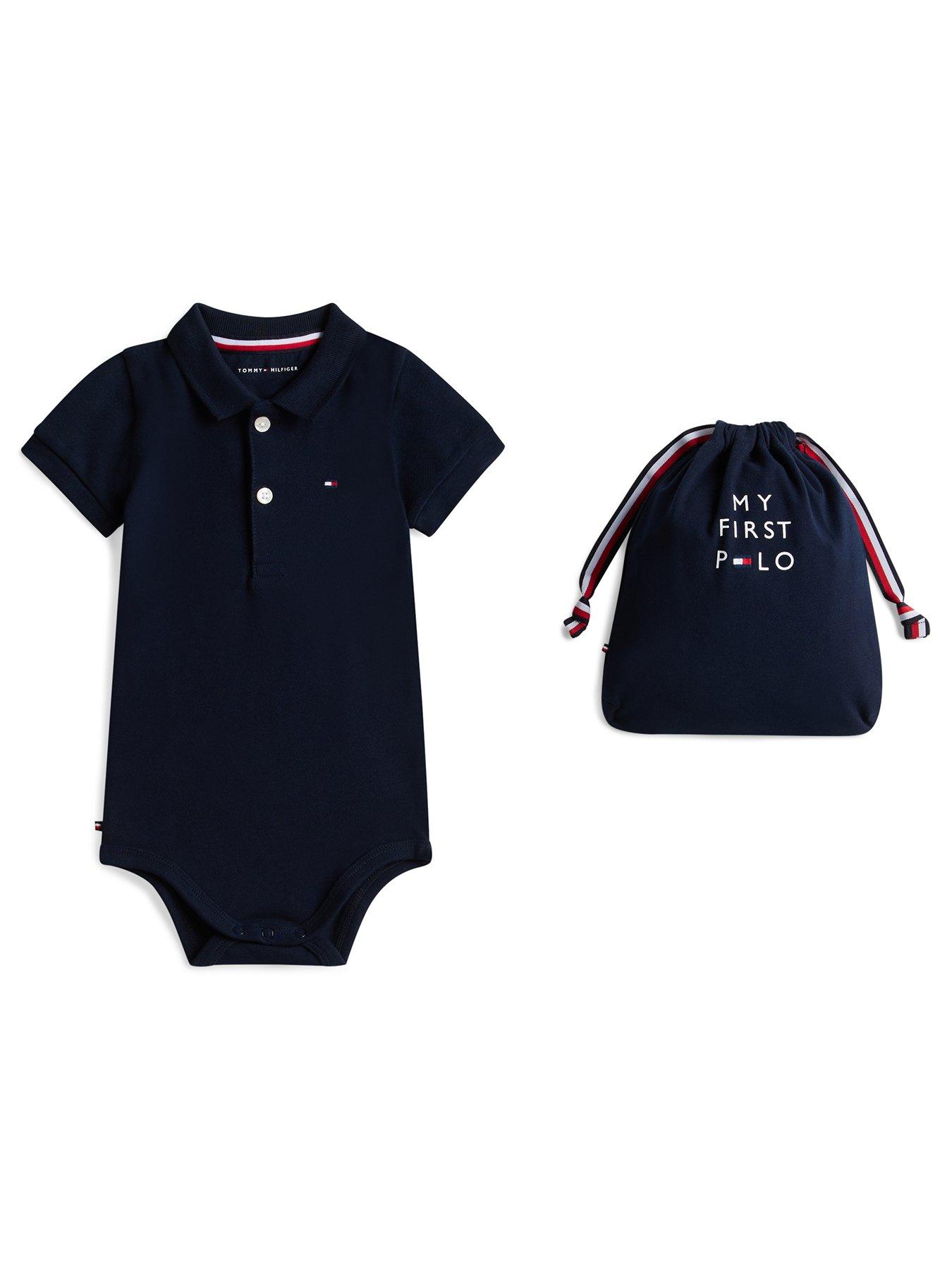 Tommy Hilfiger Baby Boys Polo Body Giftpack - Navy