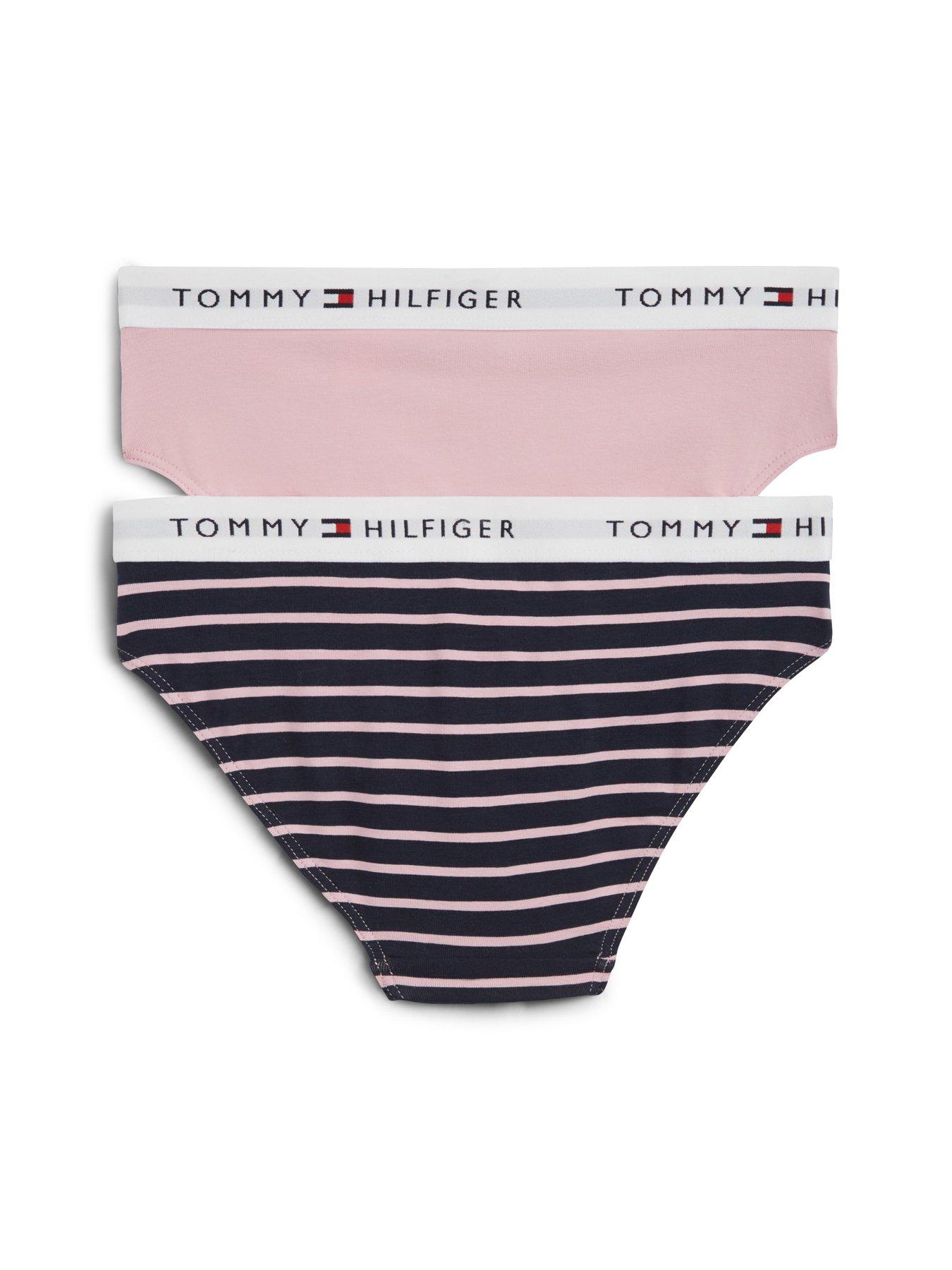 Tommy Hilfiger Girls 2 Pack Print Bikini Brief - Multi