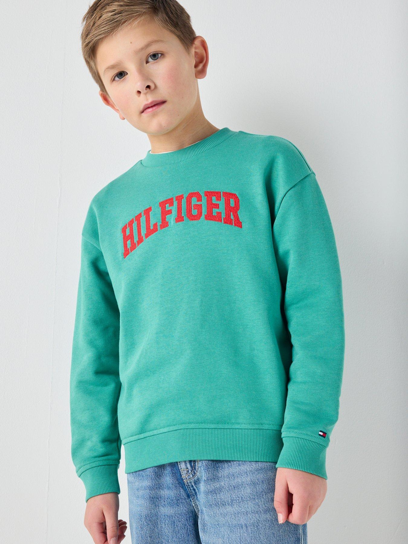 tommy-hilfiger-boys-varsity-sweatshirt-greendetail
