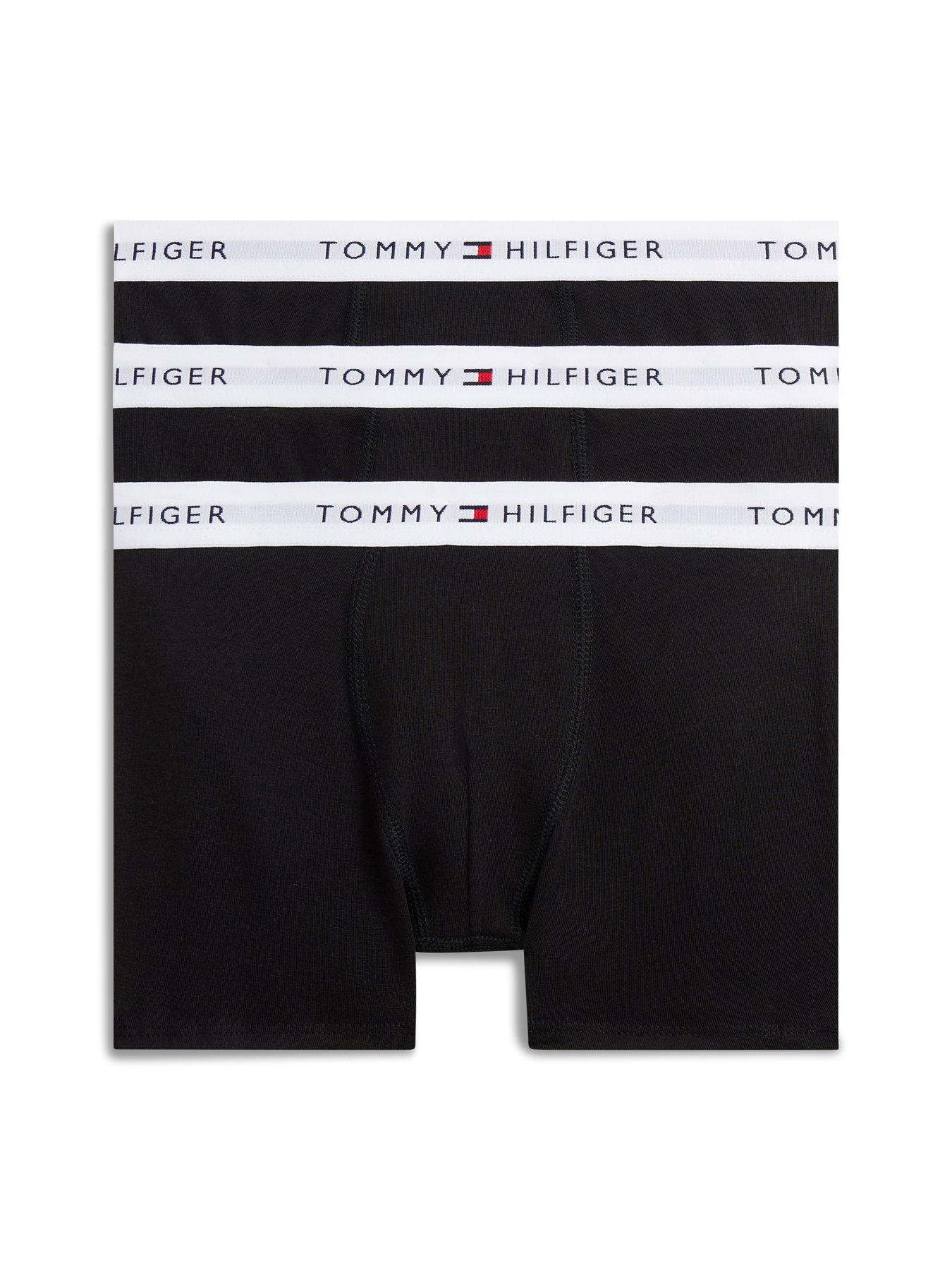 tommy-hilfiger-boys-3-pack-trunks-blackfront