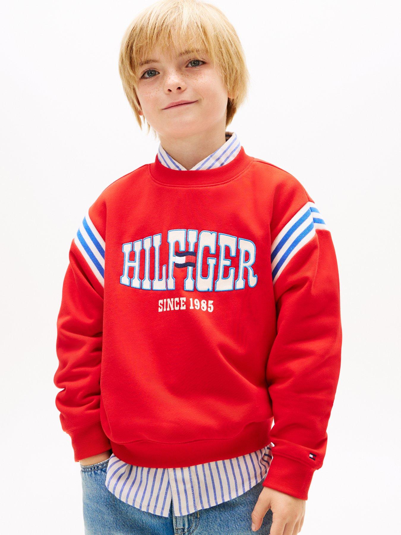 Tommy Hilfiger Boys Los Angeles Graphic Sweatshirt - Red