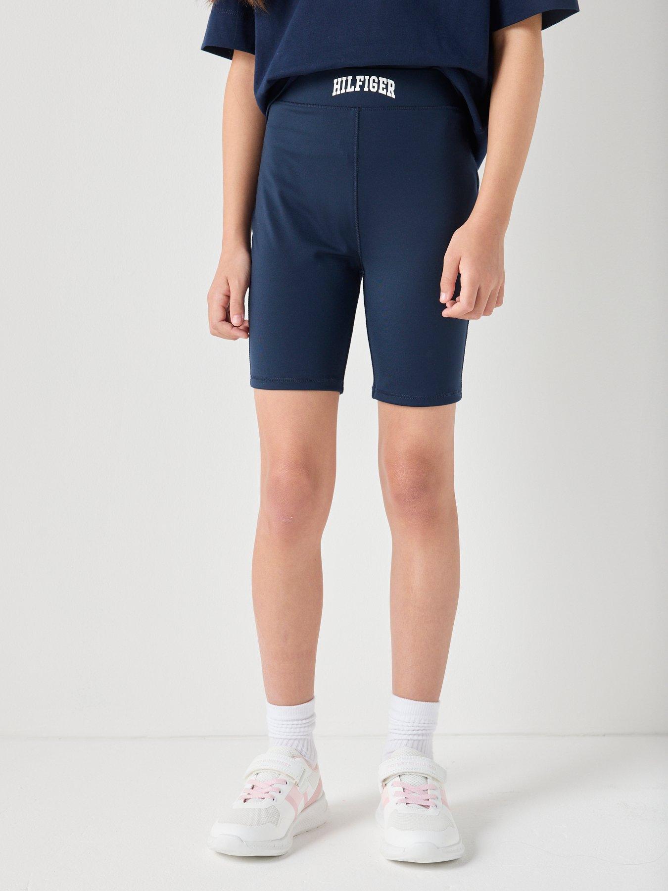 Image 2 of 5 of Tommy Hilfiger Girls Cycling Shorts - Navy