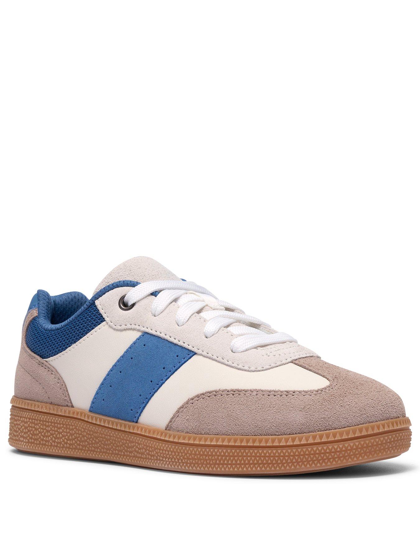 clarks-junior-cypress-lane-trainer-bluestillFront