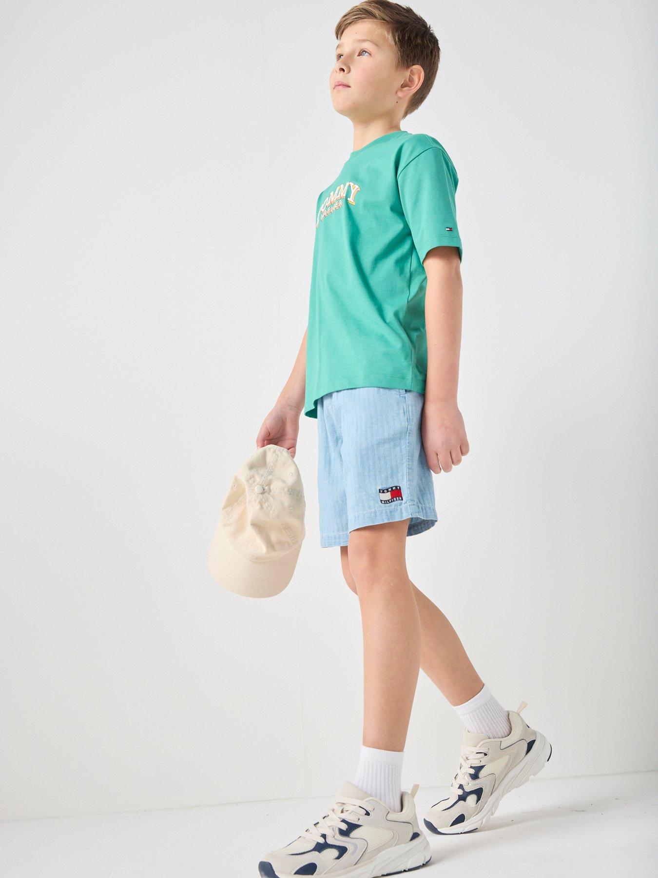 tommy-hilfiger-boys-wavy-flag-herringbone-short-bluefront