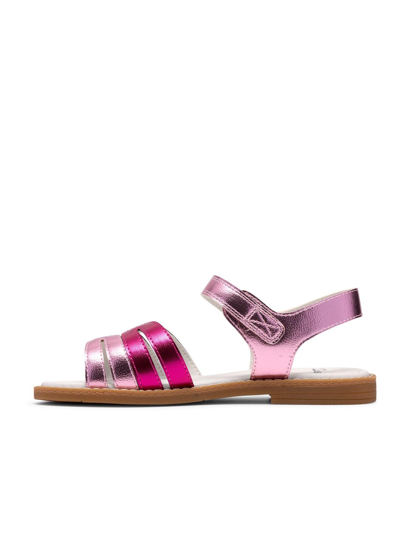 Image 6 of 6 of Clarks Junior Luana Dress Sandal - Pink
