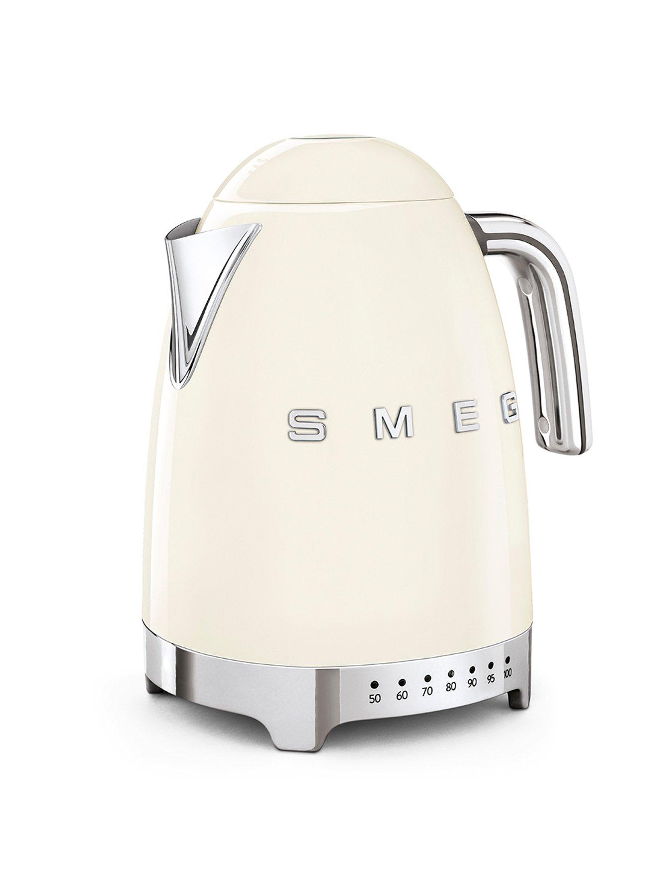 Image 2 of 7 of Smeg Smeg Variable Temperature Kettle and 4 Slice Toaster Bundle- Cream