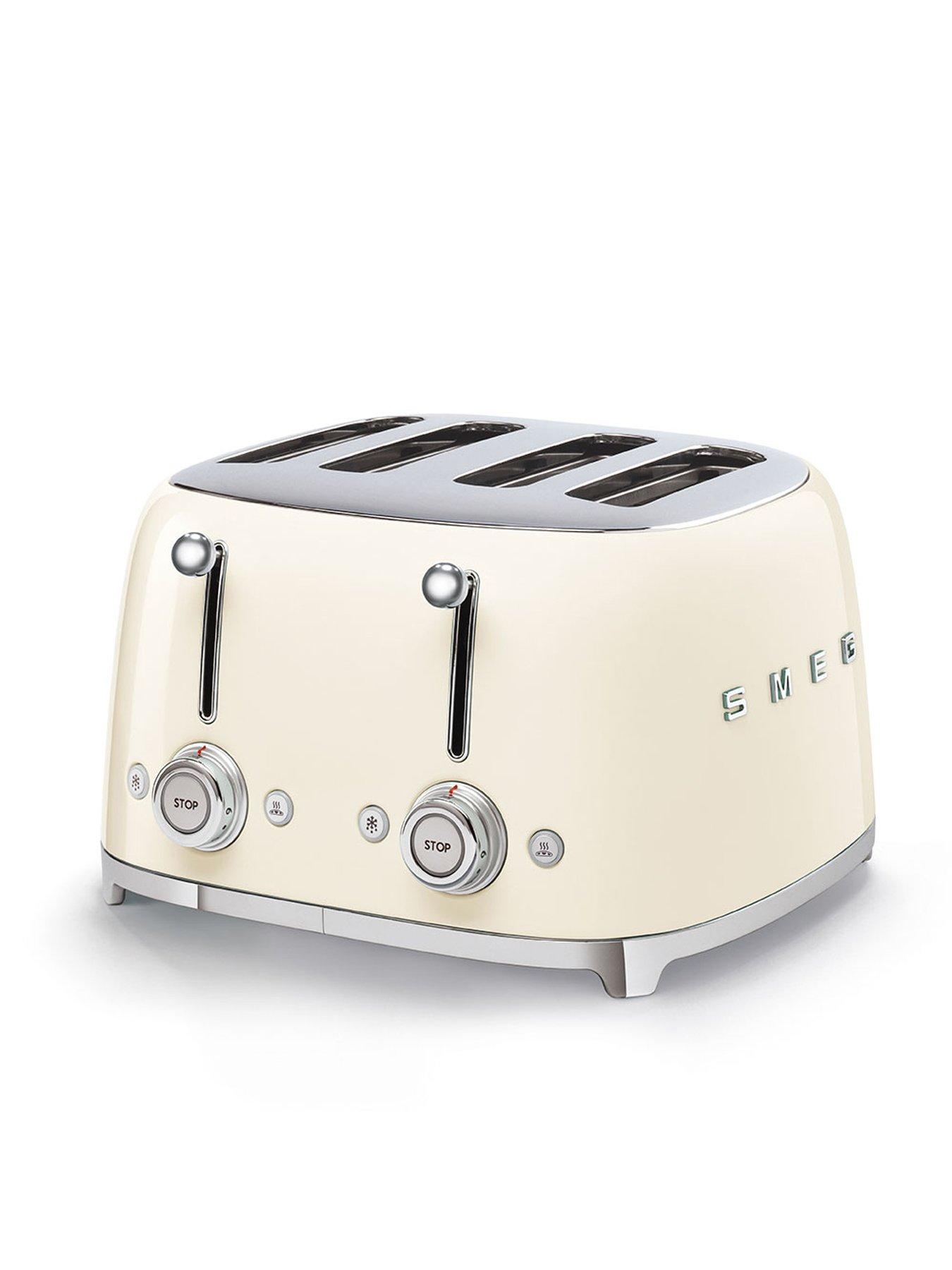Image 3 of 7 of Smeg Smeg Variable Temperature Kettle and 4 Slice Toaster Bundle- Cream