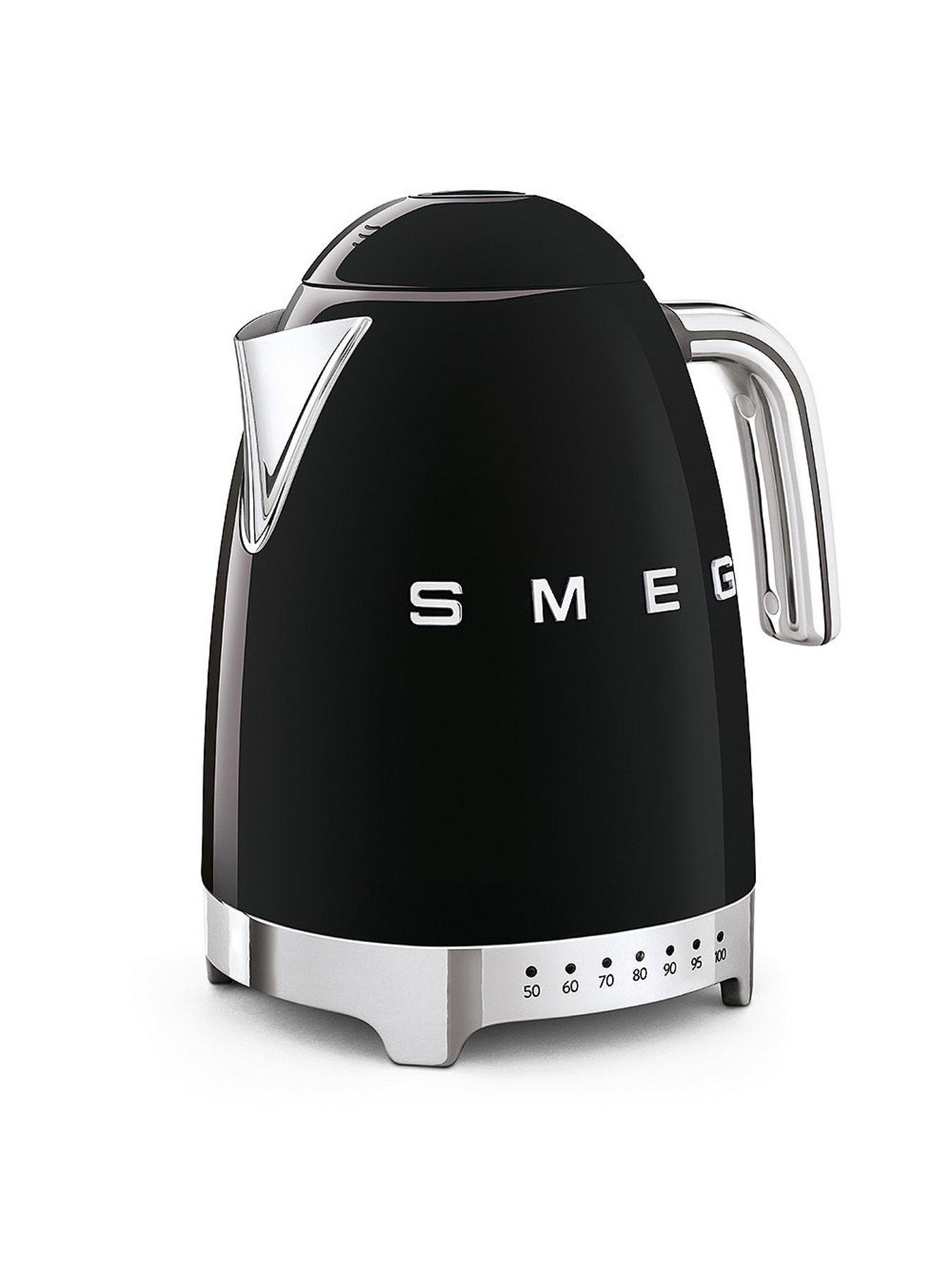 Image 4 of 7 of Smeg Smeg Variable Temperature Kettle and 4 Slice Toaster Bundle- Black