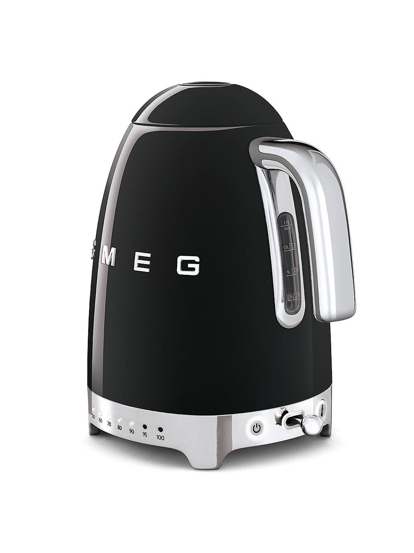 Image 6 of 7 of Smeg Smeg Variable Temperature Kettle and 4 Slice Toaster Bundle- Black