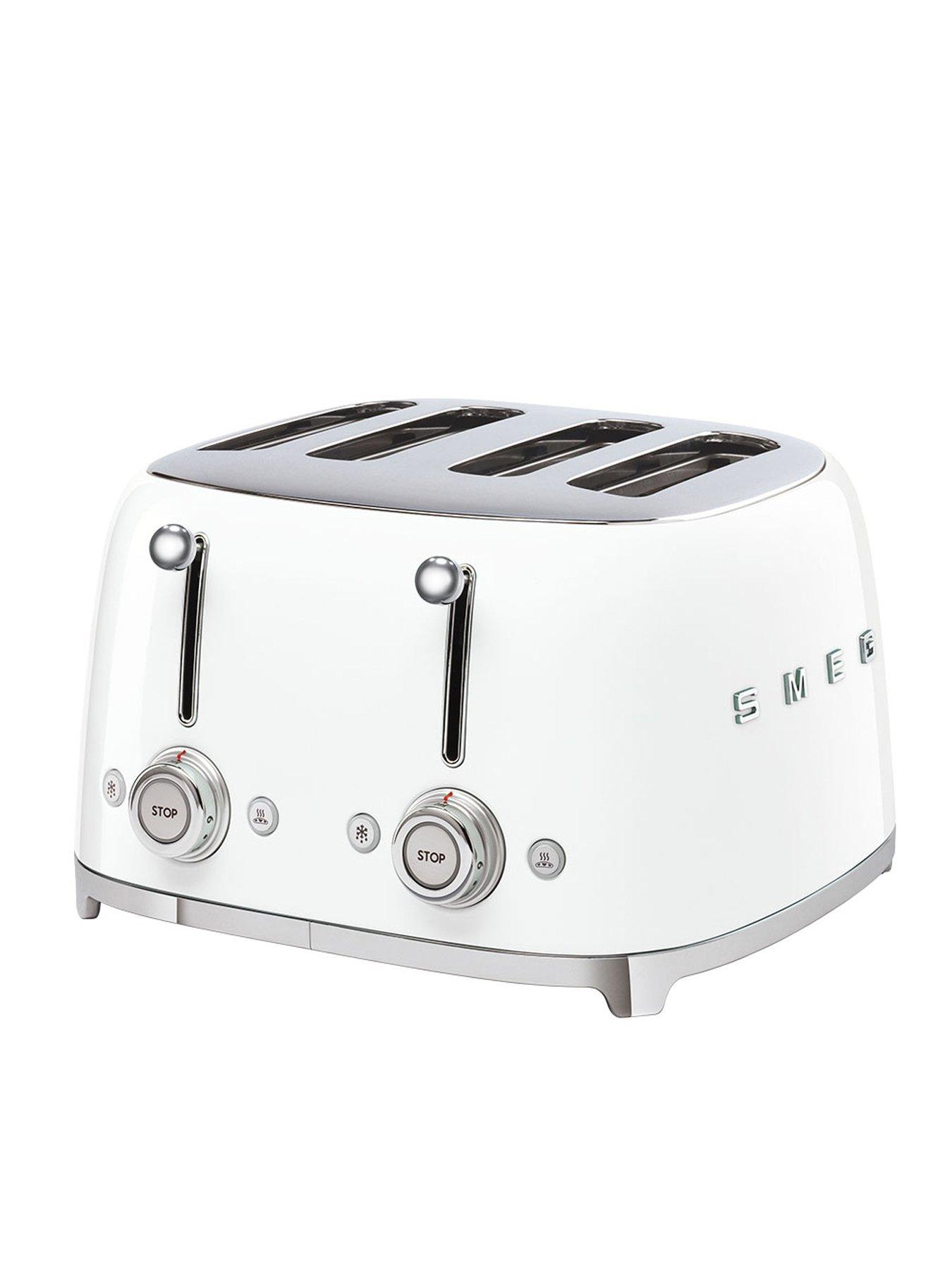 Image 3 of 7 of Smeg Smeg Variable Temperature Kettle and 4 Slice Toaster Bundle- White
