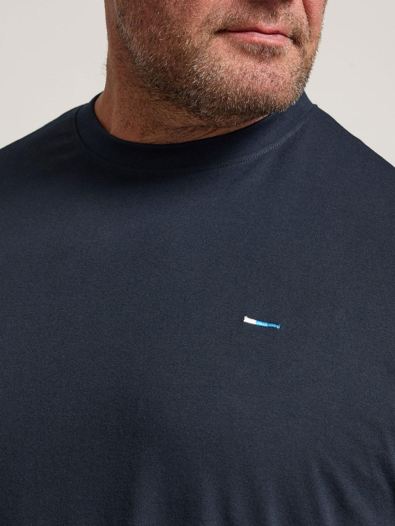 badrhino-5-pack-extra-long-basic-t-shirt-blueoutfit