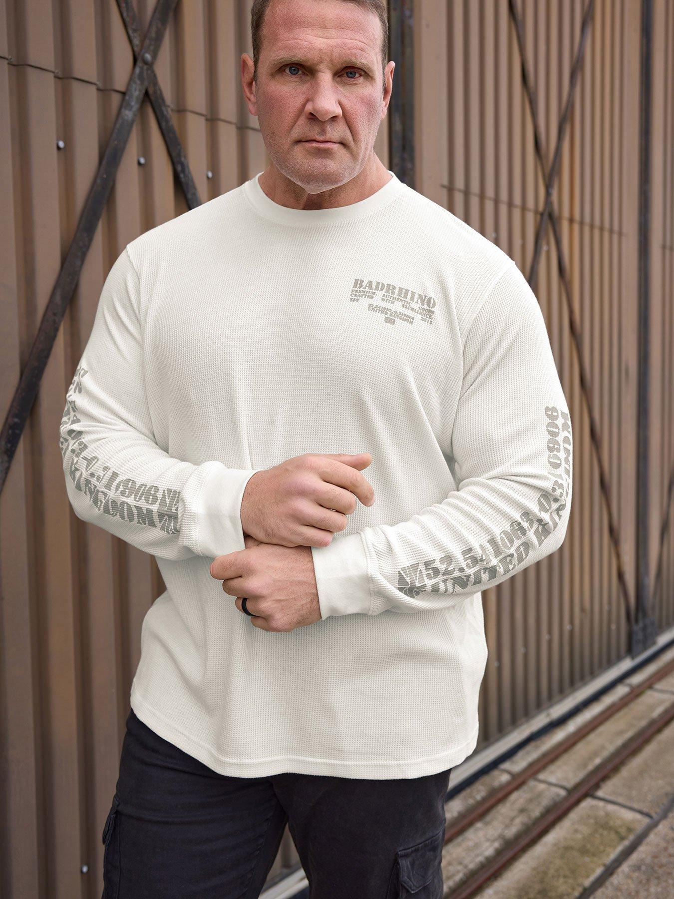 badrhino-waffle-long-sleeve-t-shirt-beige