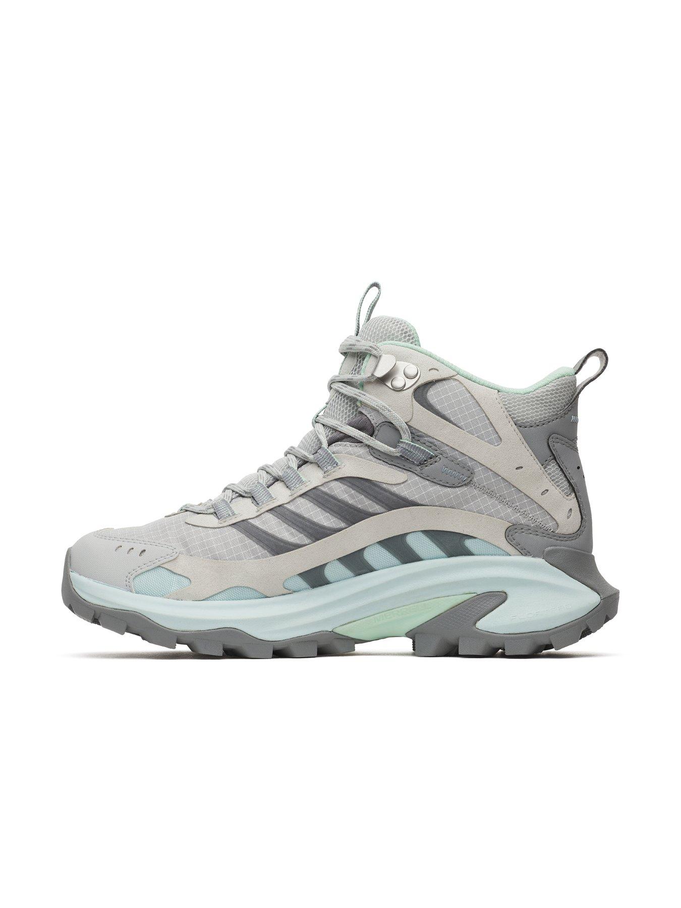 Image 5 of 5 of Merrell Womens Moab Speed 2 Mid Goretex Hiking Boots - Grey