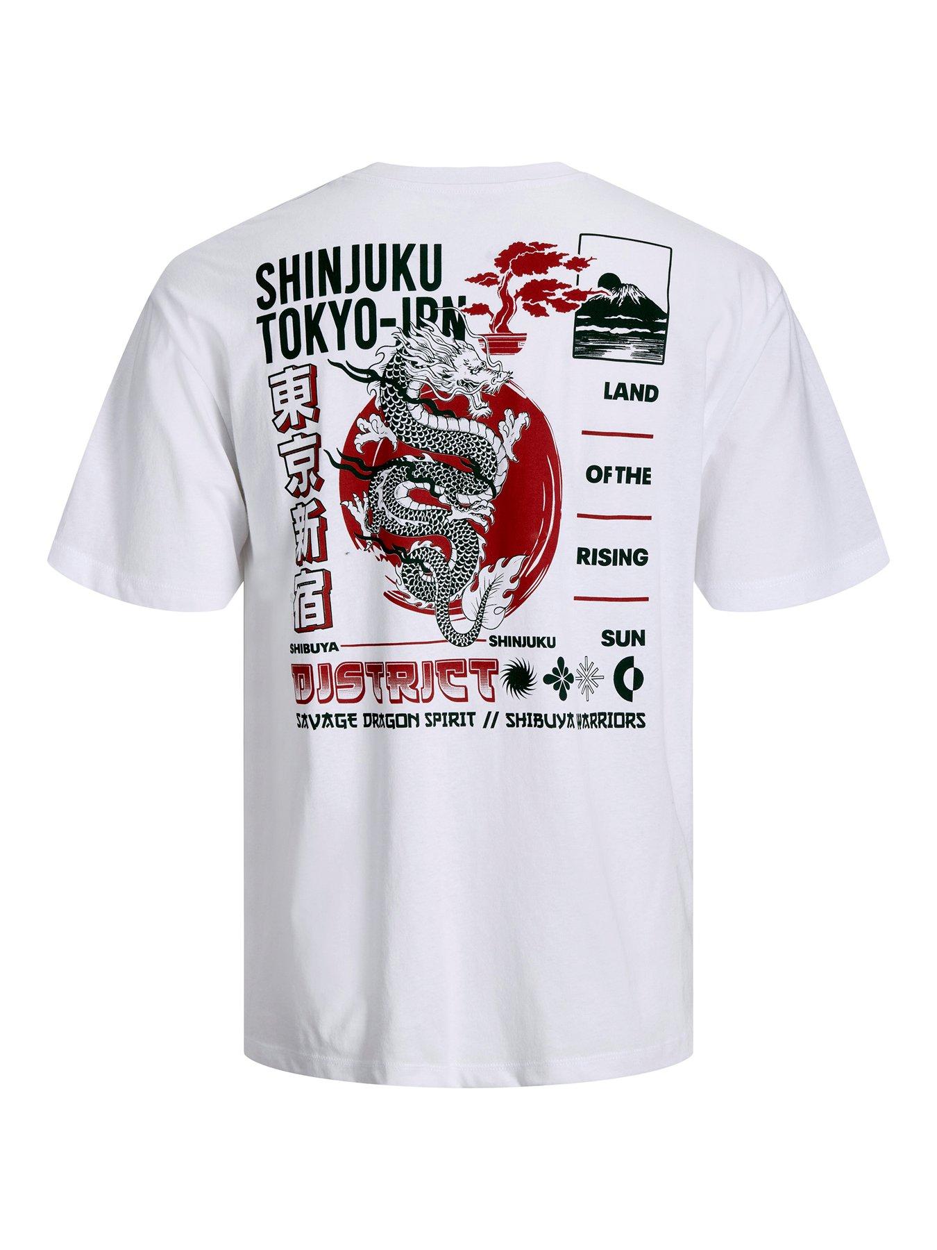 Jack & Jones Shibuya Graphic T-Shirt - White