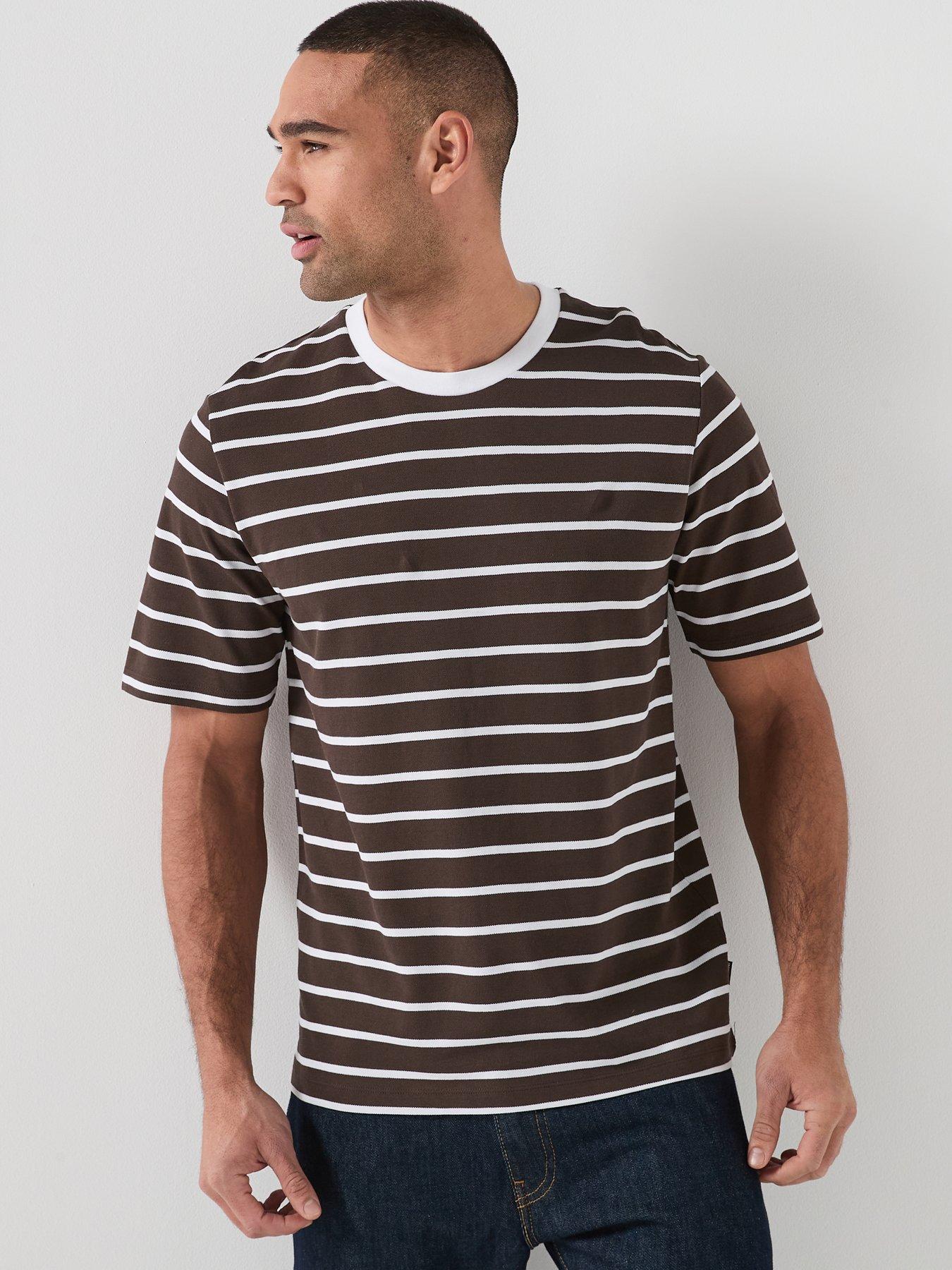 jack-jones-stripe-t-shirt-brown