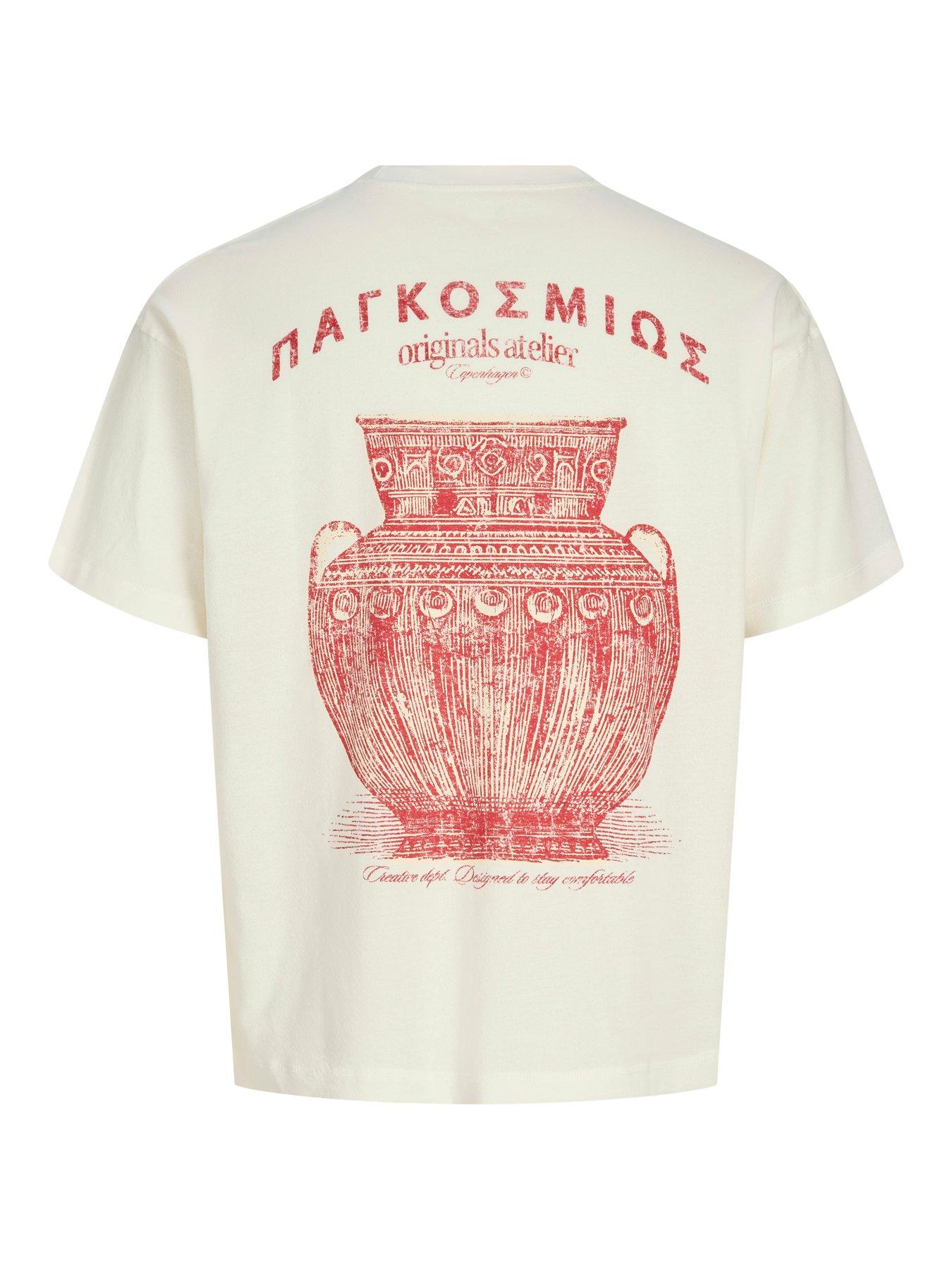 Image 7 of 7 of Jack & Jones Jack &amp; Jones Plus Back Graphic T-shirt
