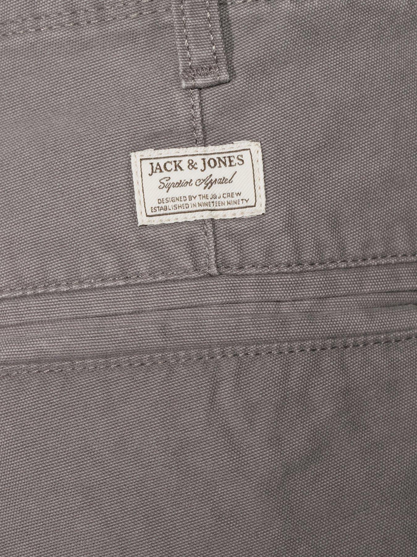 Image 4 of 5 of Jack & Jones Jack &amp; Jones Plus Evan Detroit Washed Chinos