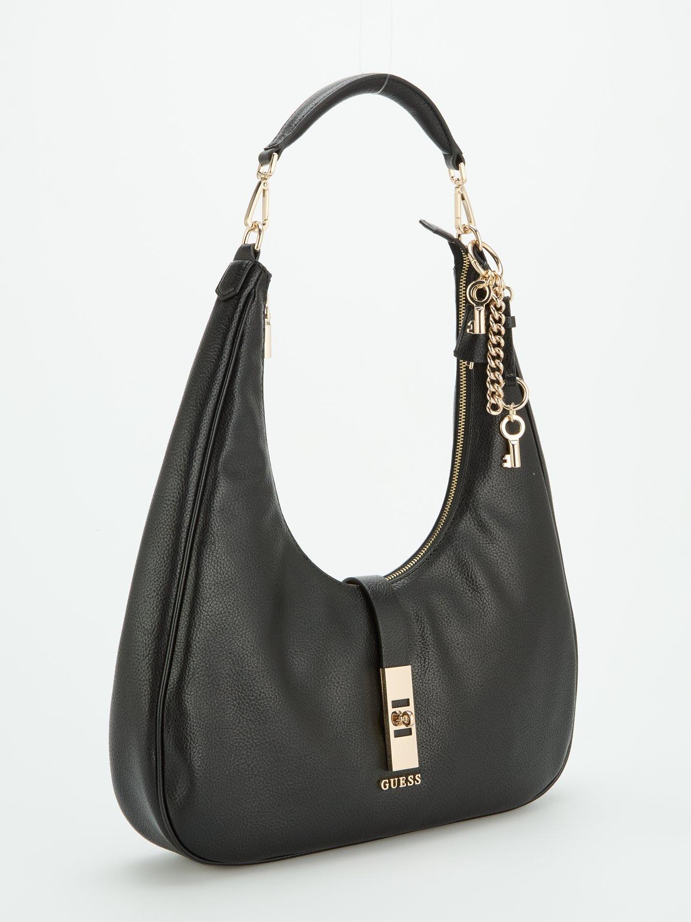 Image 2 of 6 of Guess Jeans Brooke Hobo Bag - Black