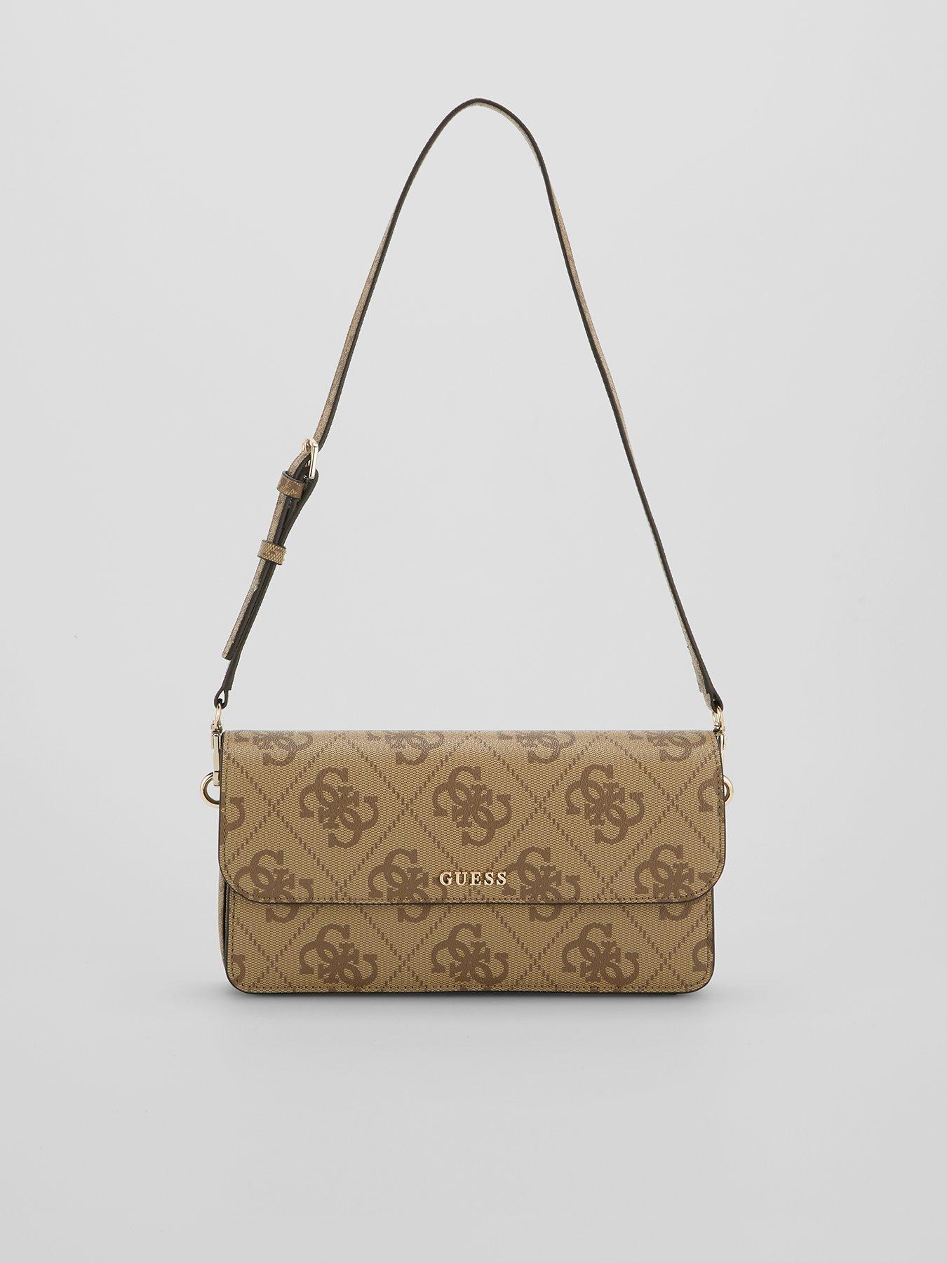 Guess Jeans Sadie Flap Shoulder Bag - Brown