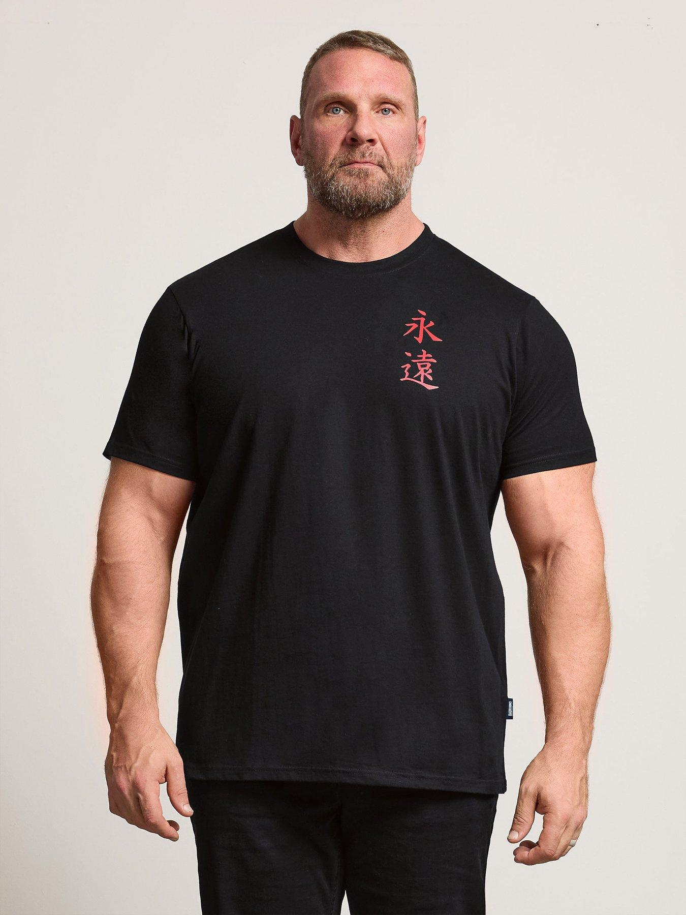 badrhino-flaming-oni-japanese-t-shirt-black