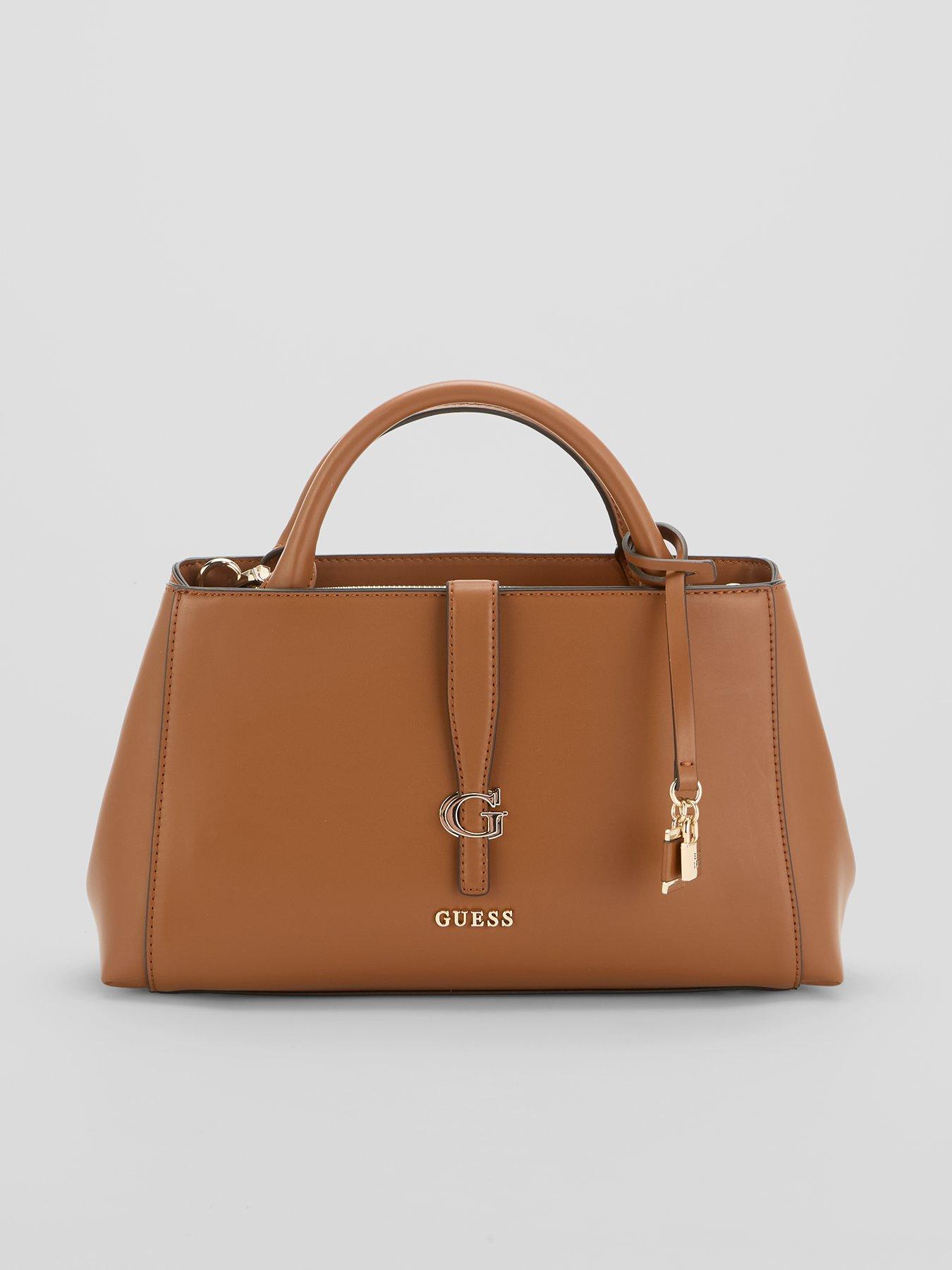 Guess Jeans Carrie Girlfriend Satchel - Brown