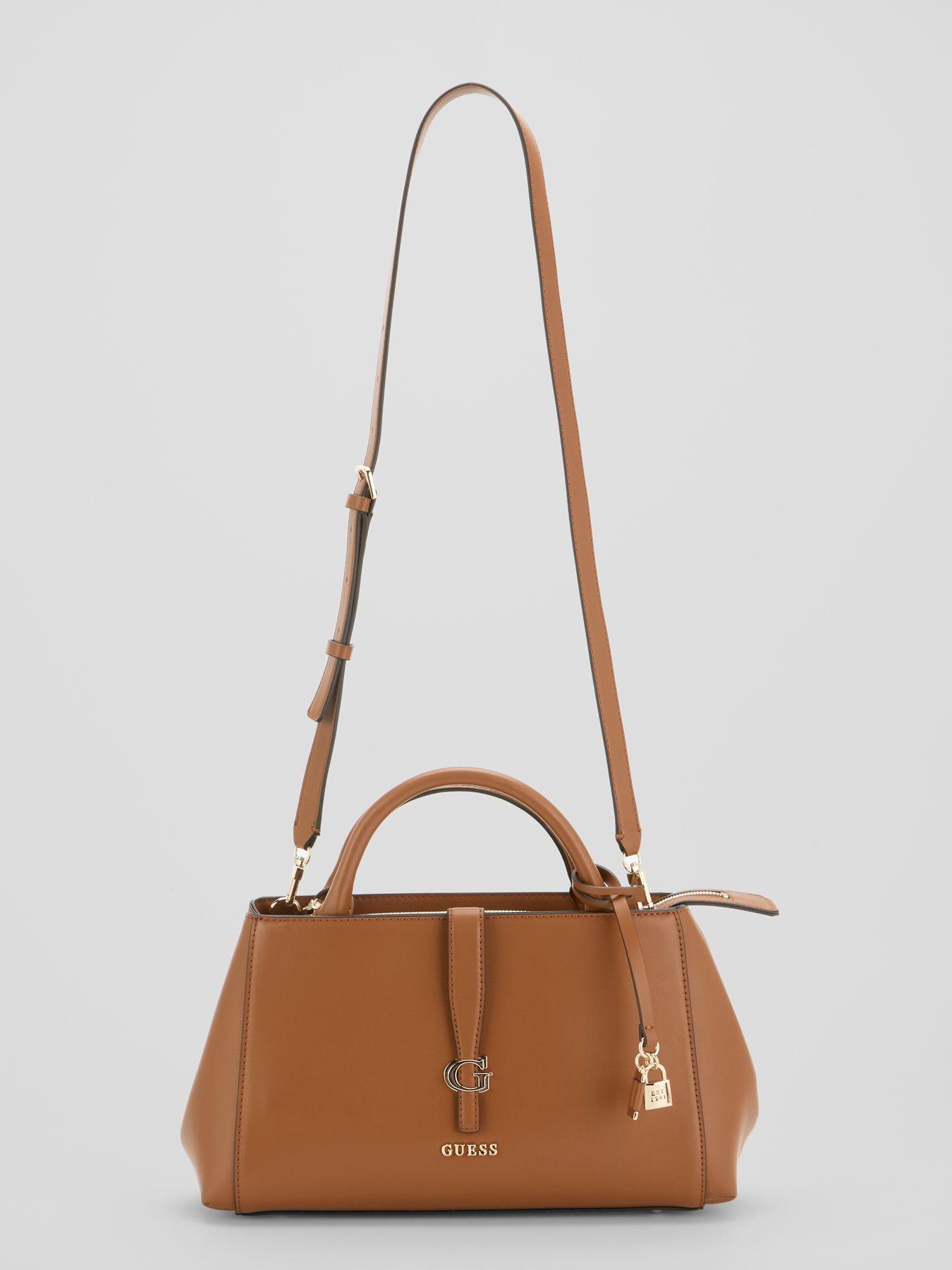 Image 5 of 6 of Guess Jeans Carrie Girlfriend Satchel - Brown