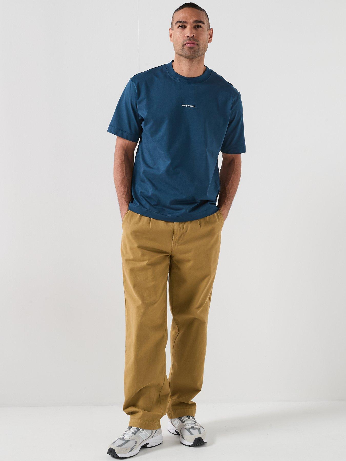 Image 3 of 5 of Jack & Jones Cover Script Back Graphic T-Shirt - Blue