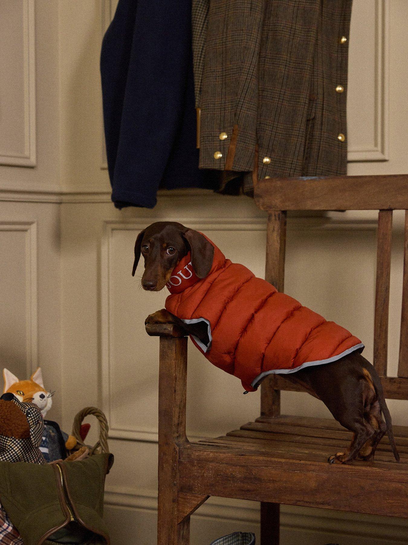 Image 1 of 5 of Joules Moorsdale Reversible Ketchup Puffer Coat