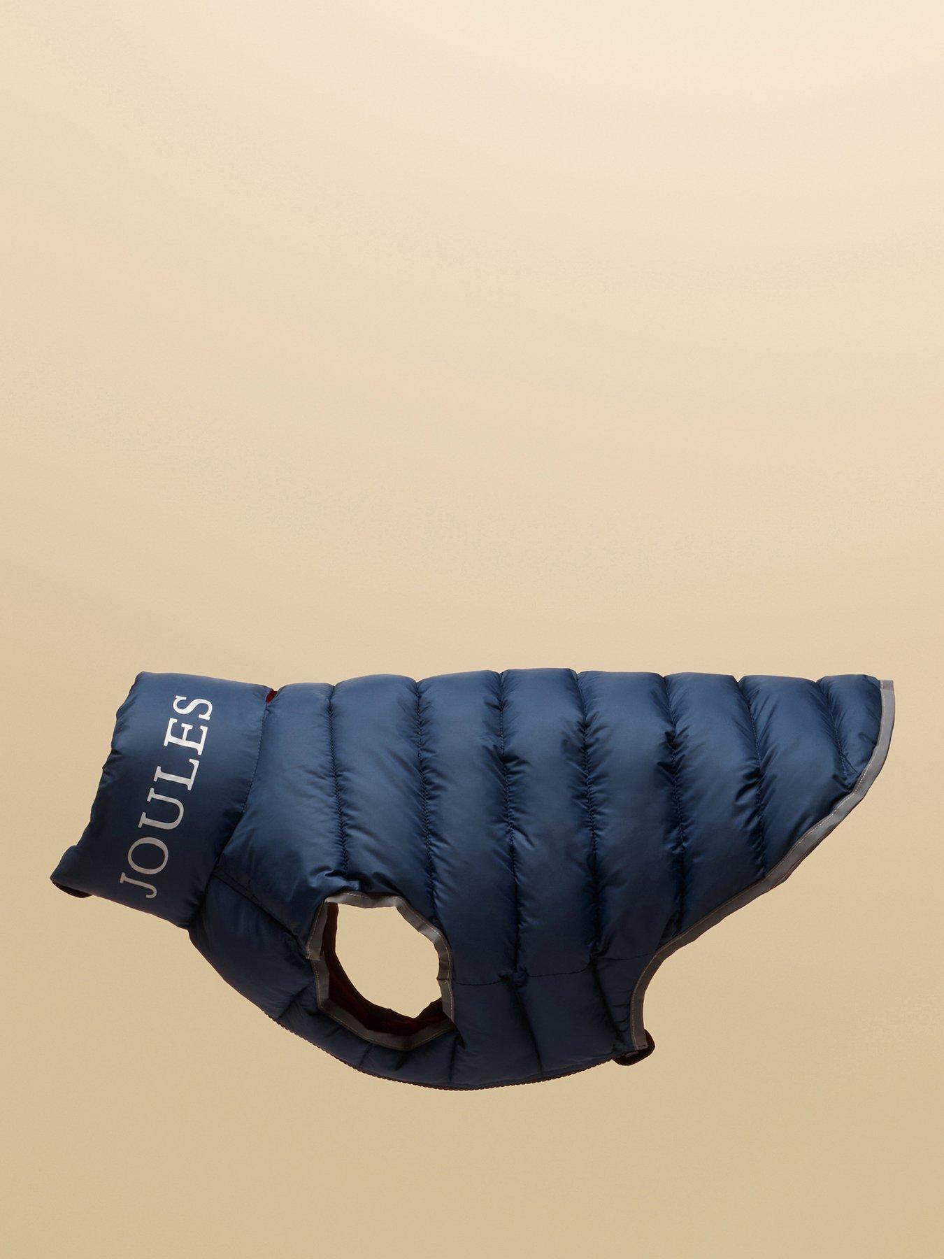 Image 2 of 4 of Joules Moorsdale Reversible Navy Puffer Coat