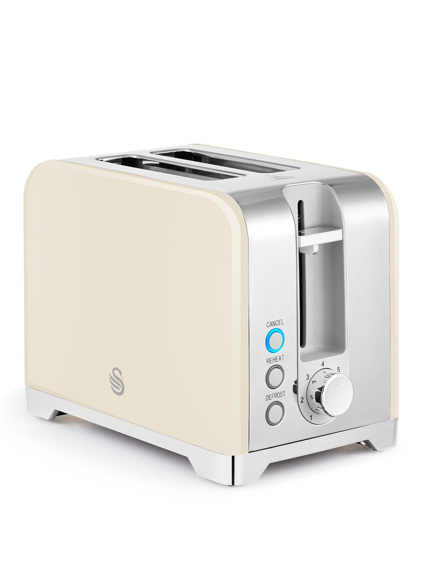 Image 1 of 7 of Swan Solace 2 Slice Toaster Cream