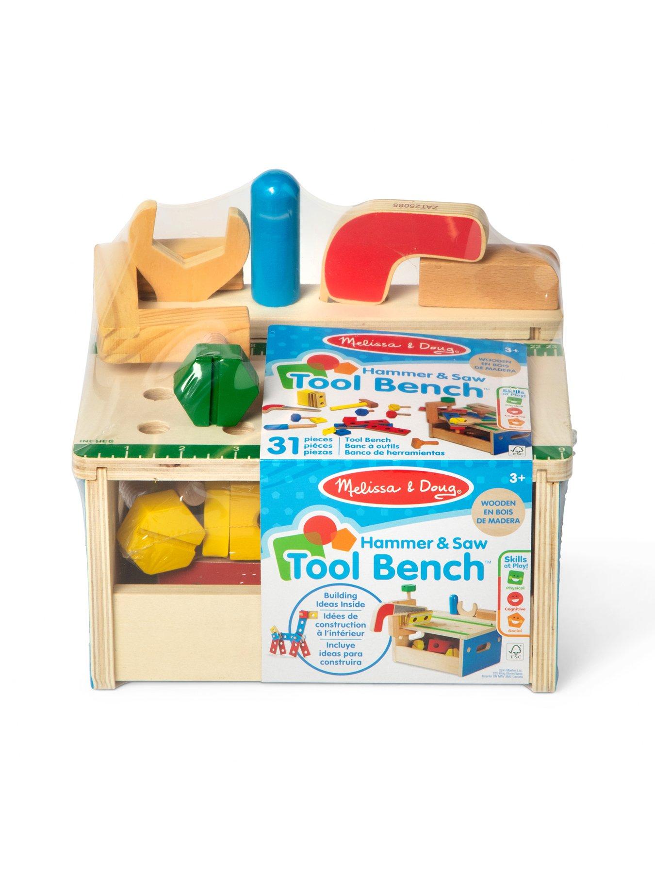 Image 2 of 7 of Melissa & Doug Hammer &amp; Saw Tool Bench