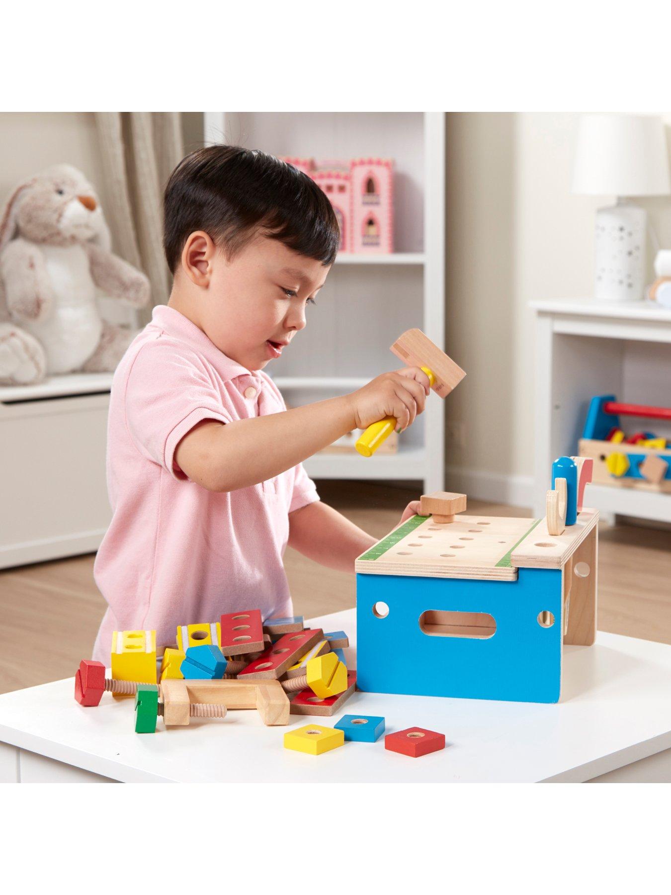 Image 7 of 7 of Melissa & Doug Hammer &amp; Saw Tool Bench