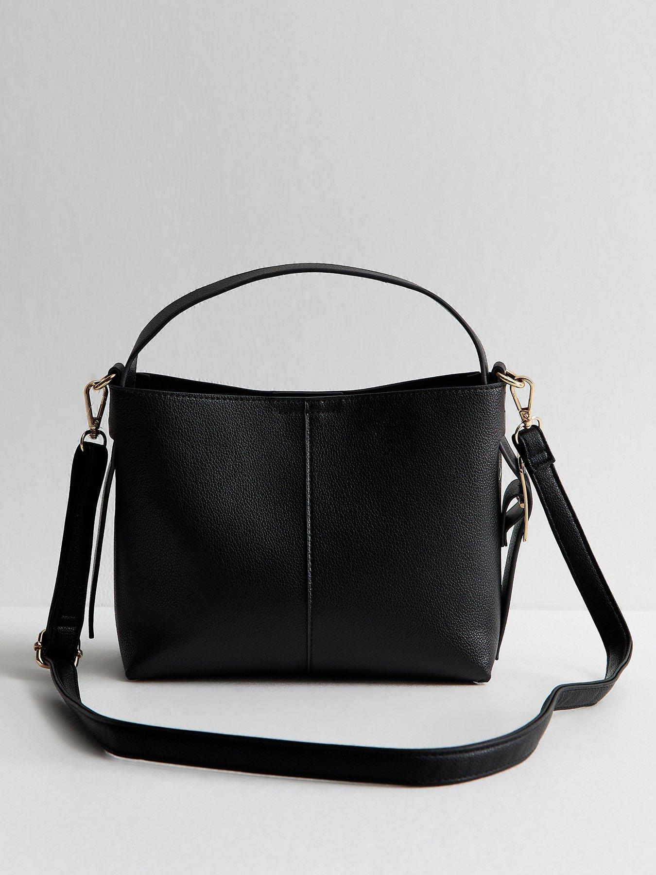 new-look-black-faux-leather-mini-bucket-bagback