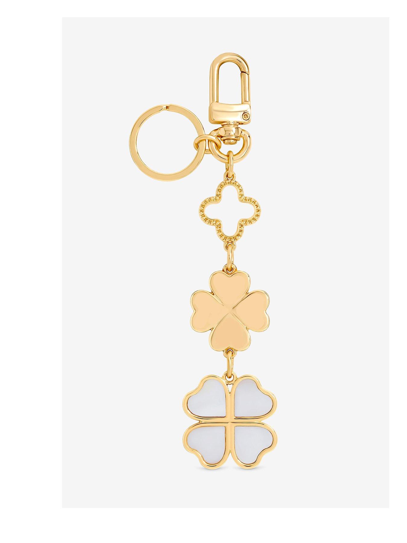 Mood Gold Plated Clover Bag Charm