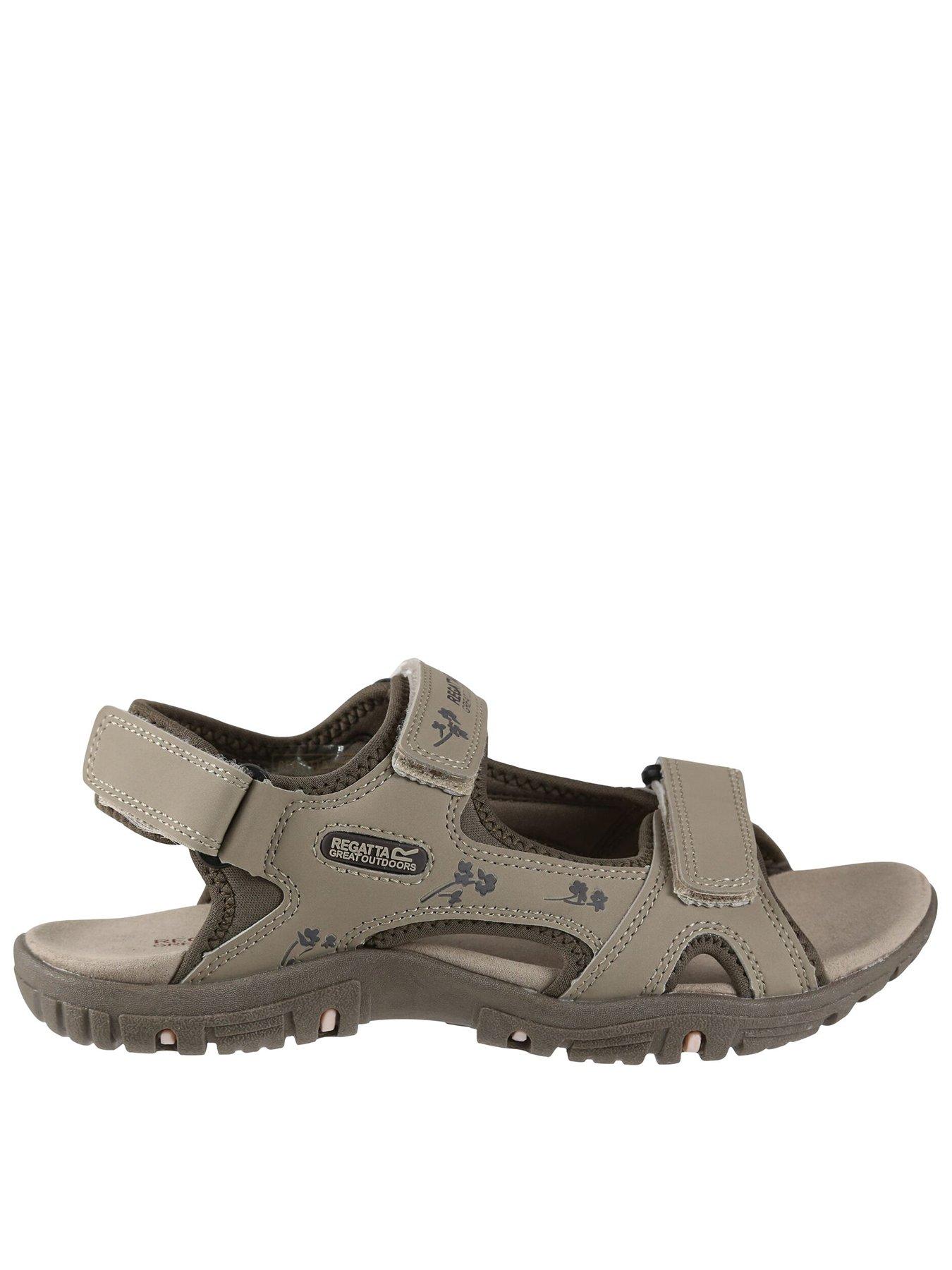 Image 1 of 6 of Regatta Womens Haris Sandals - Brown
