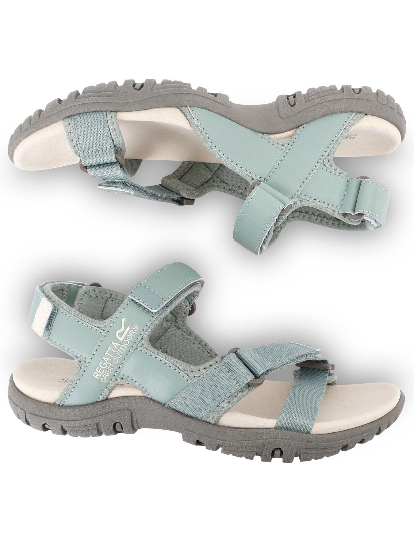 Image 3 of 7 of Regatta Womens Santa Clara 2 Sandals - Green