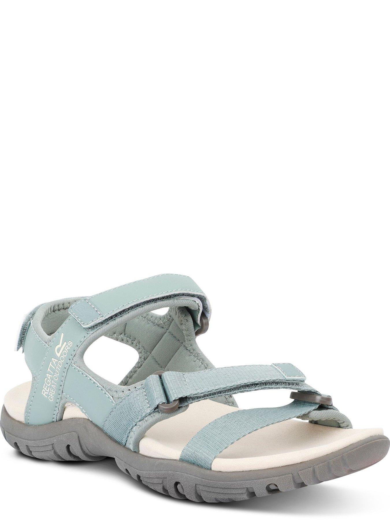 Image 4 of 7 of Regatta Womens Santa Clara 2 Sandals - Green
