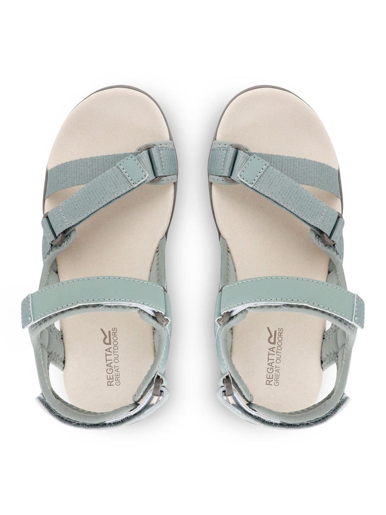Image 6 of 7 of Regatta Womens Santa Clara 2 Sandals - Green