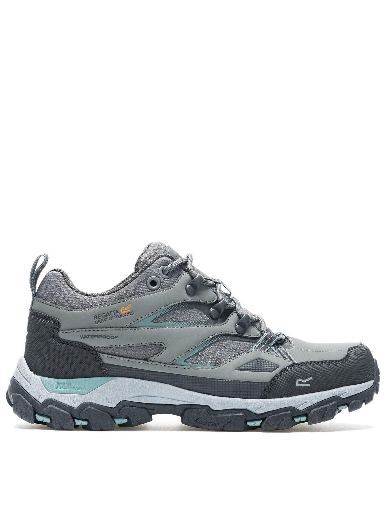 Regatta Womens Holcombe Iii Hiking Shoes - Grey