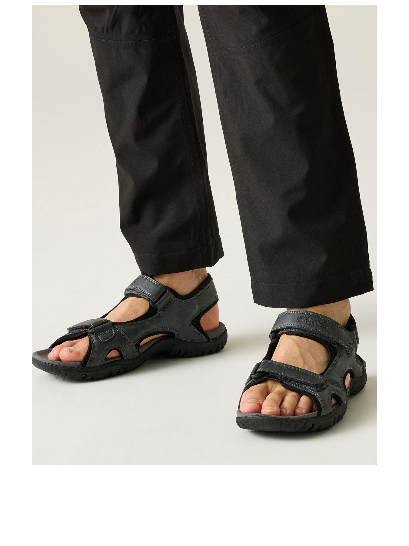 Image 2 of 7 of Regatta Mens Haris Sandals - Grey