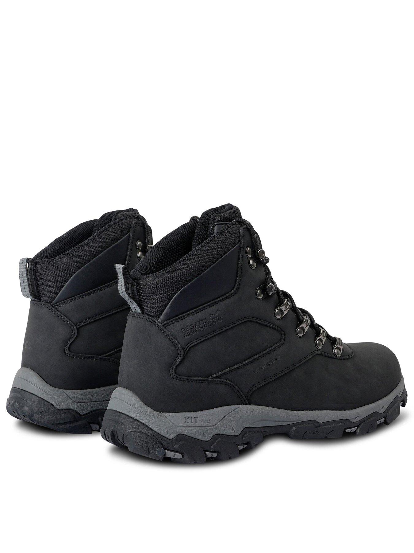 Regatta Mens Holcombe Classic Hiking Boots - Black